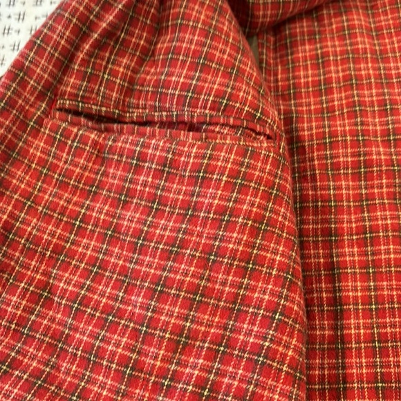 Papas Barn Jacket, burnt umber corduroy, plaid flannel lining, size L/XL? - Picture 9 of 12